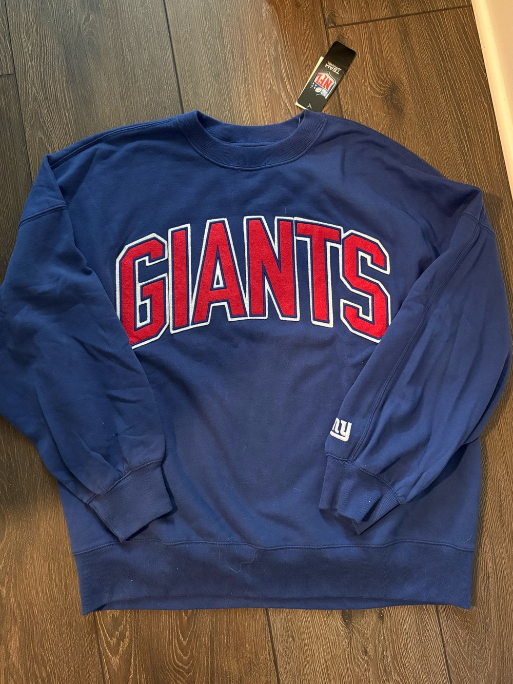 NWT Abercrombie NFL Giants Oversized Sunday Crew